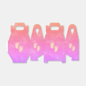 水カラフル色ベビーシャワーカスタム フェイバーボックス (折り畳みなし)