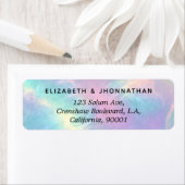 水カラフル色ホログラフィフェイクック玉石 ラベル (インサイチュ)