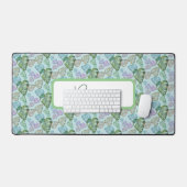 水カラフル色モンステラデリシ葉オーサ デスクマット (キーボード&マウス)