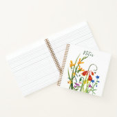 水カラフル色ヤナギ夏 ノートブック (内部)
