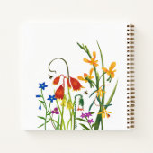 水カラフル色ヤナギ夏 ノートブック (裏面)