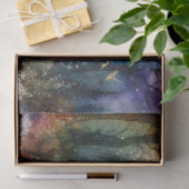 水カラフル色ユニコーンウッドランドデクページ 薄葉紙 (ギフト)