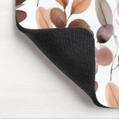 水カラフル色ユーカリ葉ボホ素朴ー マウスパッド (コーナー)