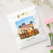 水カラフル色ラスベガスシ結婚ャン フェイバーバッグ (封をした状態)