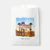 水カラフル色ラスベガスシ結婚ャン フェイバーバッグ (正面)