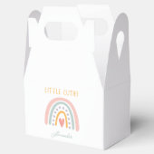 水カラフル色レインボー図解ベビーショー フェイバーボックス (オープン)