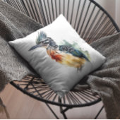 水カラフル色ロードランナー クッション