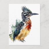 水カラフル色ロードランナー ポストカード (正面)