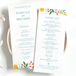 水カラフル色ワイルドフラワーフローラ結婚ズ プログラム