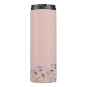 水カラフル色ワイルドフラワー タンブラー (裏面)