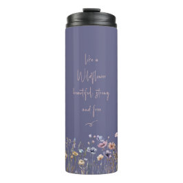 水カラフル色ワイルドフラワー タンブラー