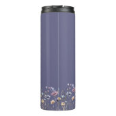 水カラフル色ワイルドフラワー タンブラー (裏面)