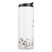 水カラフル色ワイルドフラワー タンブラー (回転左)