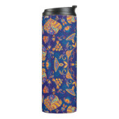 水カラフル色万華鏡のように千変万化するパターン曼荼羅東洋の タンブラー (回転左)