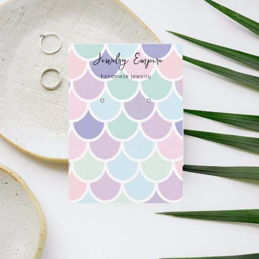 水カラフル色人魚の稼ぎホルダー 名刺