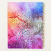 水カラフル色感動的ゴール計画引用文 プランナー手帳 (裏面)