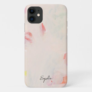水カラフル色抽象芸術アーカスタムト電話 iPhone 11 ケース