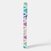 水カラフル色抽象芸術幾何学モノグラム Case-Mate iPhoneケース (裏面 / 右)