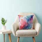 水カラフル色抽象芸術 クッション (椅子)