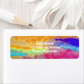 水カラフル色抽象芸術 ラベル (インサイチュ)