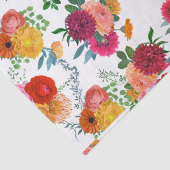 水カラフル色春の花イラストレーション 薄葉紙 (詳細)