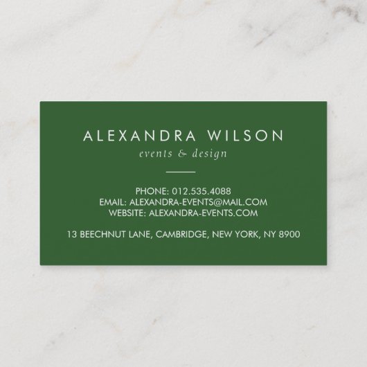 水カラフル色春開花 名刺 (裏面)