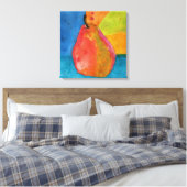 水カラフル色梨の絵を描キャンバスプリント キャンバスプリント (インサイチュ (寝室))