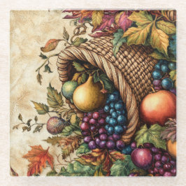 水カラフル色秋紅斑症 ガラスコースター