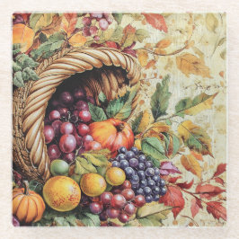 水カラフル色秋紅斑症 ガラスコースター