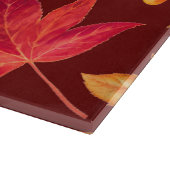 水カラフル色紅葉 カッティングボード (角)