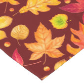 水カラフル色紅葉 ショートテーブルランナー (コーナー)