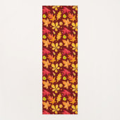 水カラフル色紅葉 ヨガマット (正面)