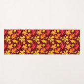 水カラフル色紅葉 ヨガマット (正面(横))