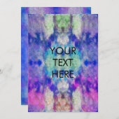 水カラフル色絞り染めすべての行事 シーズンカード (正面/裏面)