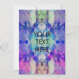 水カラフル色絞り染めすべての行事 シーズンカード