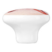 水カラフル色絵を描赤青 セラミックノブ (側面)