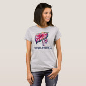 水カラフル色育ちハピネス・カラジウム Tシャツ (正面フル)