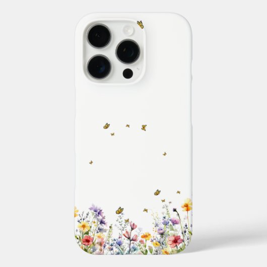 水カラフル色蝶の花 Case-Mate iPhoneケース (裏面)