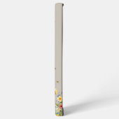 水カラフル色蝶の花 SAMSUNG GALAXYケース (左側面)