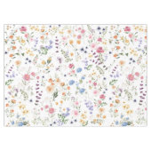 水カラフル色野花フローラ園 テーブルクロス (正面(横))