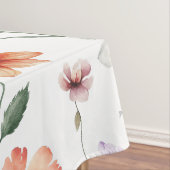 水カラフル色野草花柄 テーブルクロス (インサイチュ)