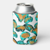 水カラフル色、アモダンート。 缶クーラー (缶裏面)