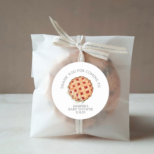 水カラーかわいこちゃんパイベーキングサンキュー ラウンドシール