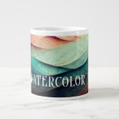 水カラーでない水 ジャンボコーヒーマグカップ (正面)