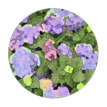 水カラーろうけつ染めアジサイCharcuterieボード