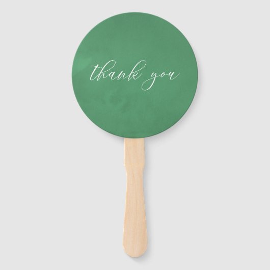 水カラーアロハルアウ（ハワイ式宴会）任意の年齢の誕生日パーティー ハンドファン (裏面)