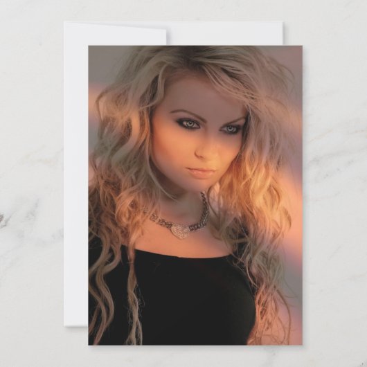 水カラーアロハルアウ（ハワイ式宴会）卒業パーティー追加の写真 招待状 (裏面)