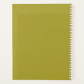 水カラーイエローローズズウィークリーフローラプランナー プランナー手帳 (裏面)