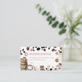 水カラーエレガントリトル女性のカーボーイロデオカントリーb エンクロージャーカード (スタンド正面)