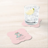 水カラーキッチンミキサーピンクベーカリー ペーパーコースター (インサイチュ)